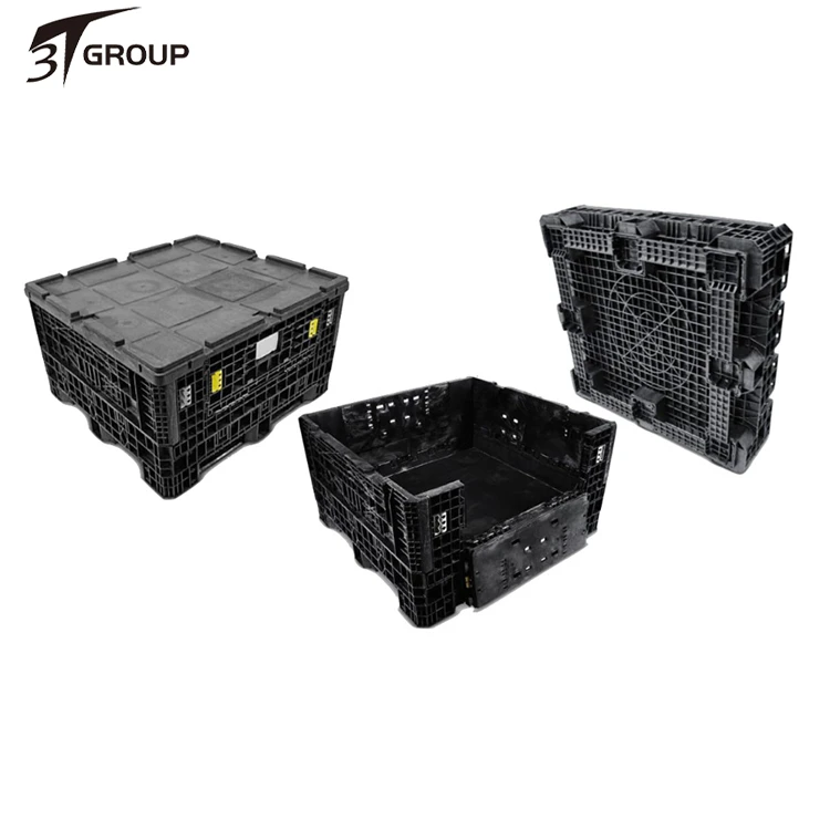 cheap large vented plastic pallet bin with lids cheap large vented plastic pallet bin with lids